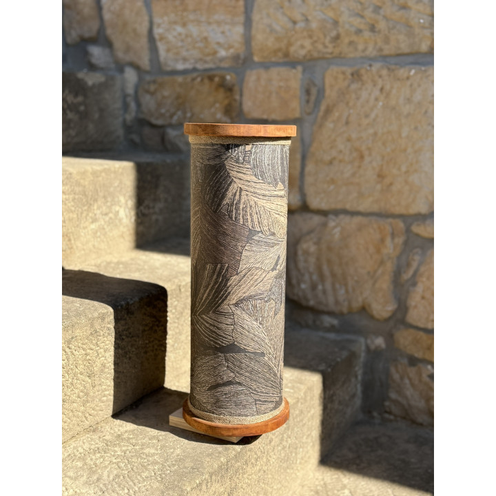 Loud rain column 10min, constatnt, rain sound instrument - various surfaces