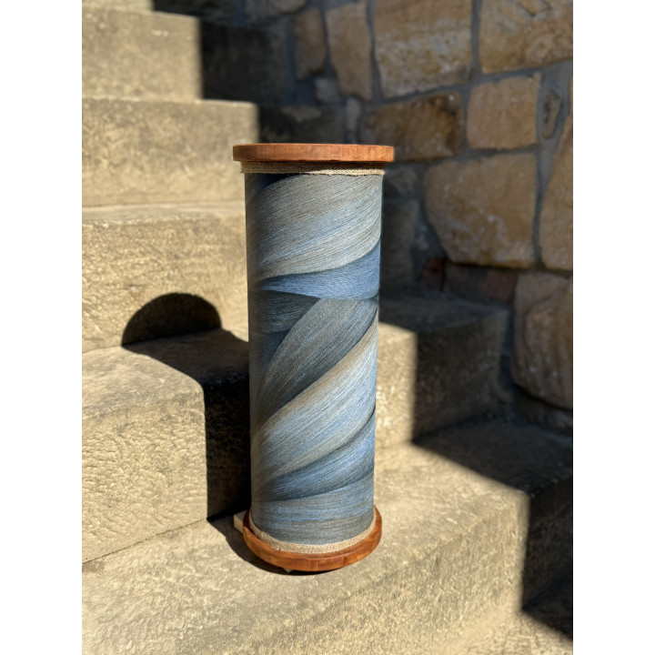 Loud rain column 10min, constatnt, rain sound instrument - various surfaces