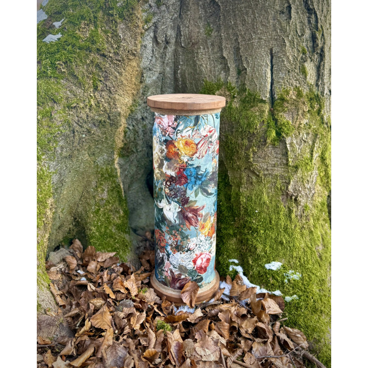 Loud rain column 10min, constatnt, rain sound instrument - various surfaces