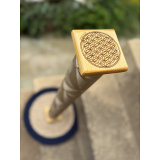 Additional decoration "decorative burning" on the rain column cap